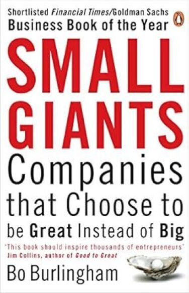 Small Giants: Companies That Choose to be Great Instead of Big book cover